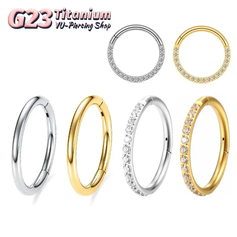 Helix Cartilage Ring - G23 Titanium Nose Ring 14G 16G
