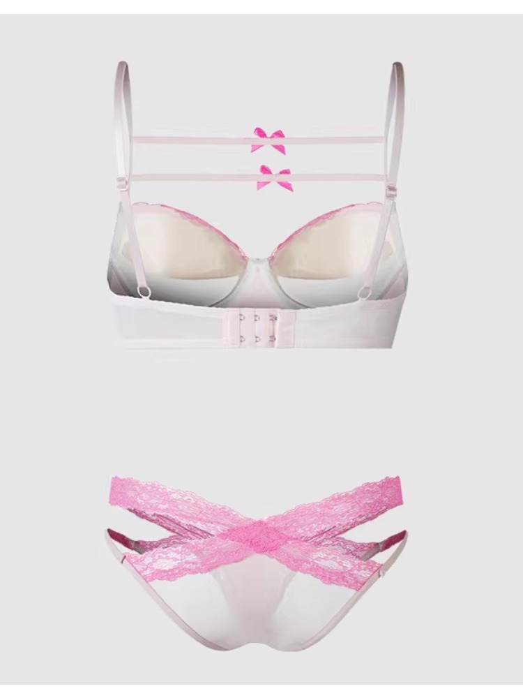 Nipple Bar Curved - French Lace Sexy Lingerie Minimiser Bra