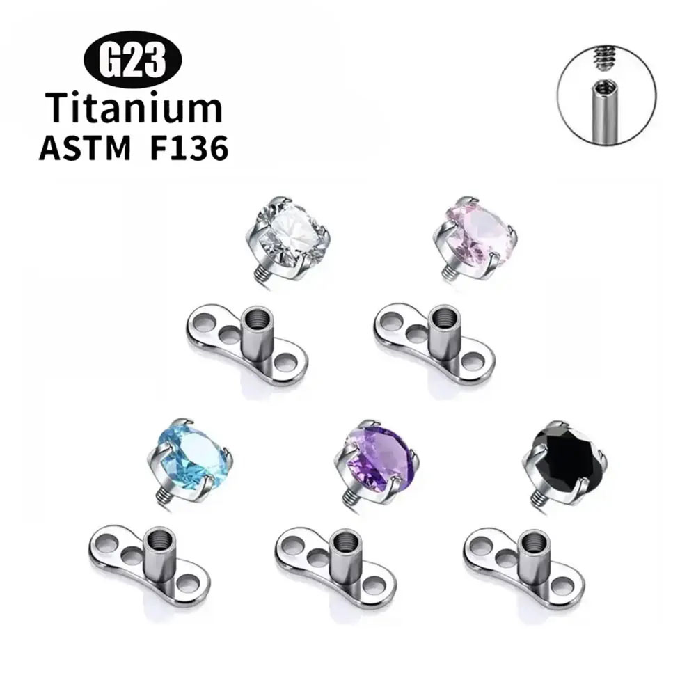Body Jewelry Implants - G23 titanium alloy skin implant, internal