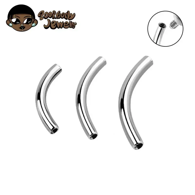 Belly Bar Titanium - 10 Pcs/Lot ASTM F136 Titanium Internal