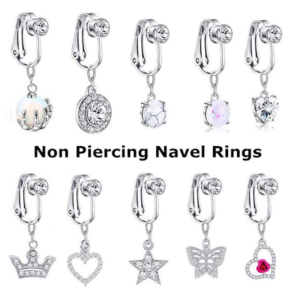 Body Jewelry Belly Button Rings - Fashion Women Belly Button Ring Non