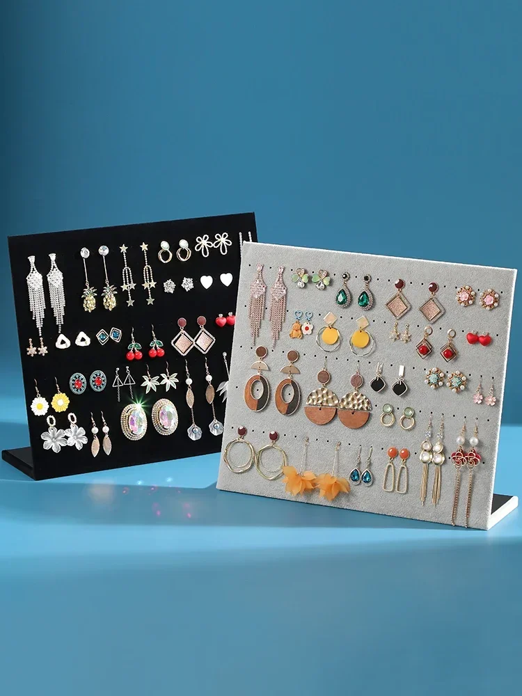 Body Jewelry Display - Velvet Earring Display Rack, Large Capacity