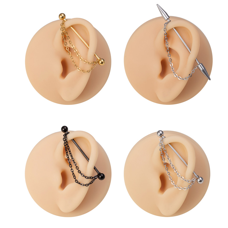 1pc Industrial Piercing Barbel - Body Jewelry Implants 评论和价格
