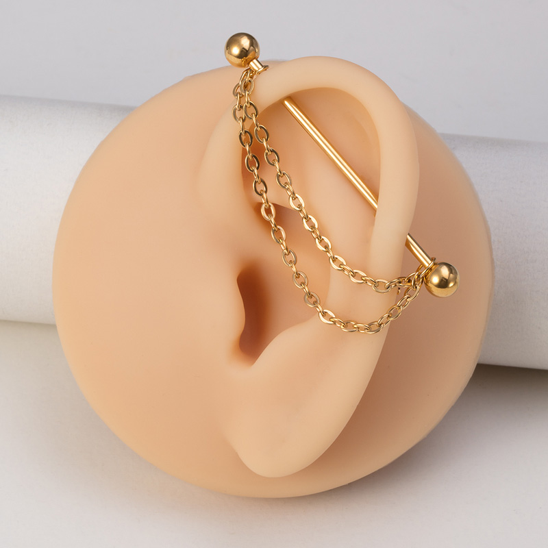 1pc Industrial Piercing Barbel - Body Jewelry Implants 评论和价格