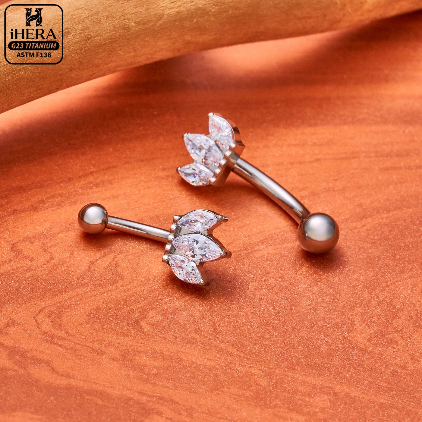 Classic Basic G23 Titanium Spa - Body Jewelry Vertical Labret 评论和价格