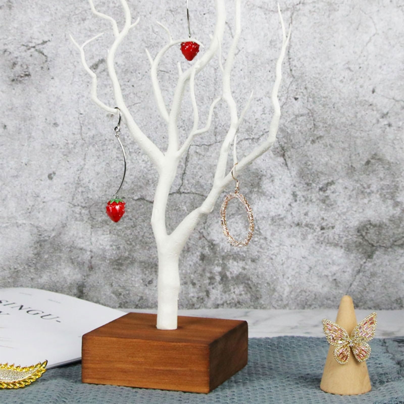 Jewelry Stand Tree Small Jewel - Body Jewelry Display 评论和价格