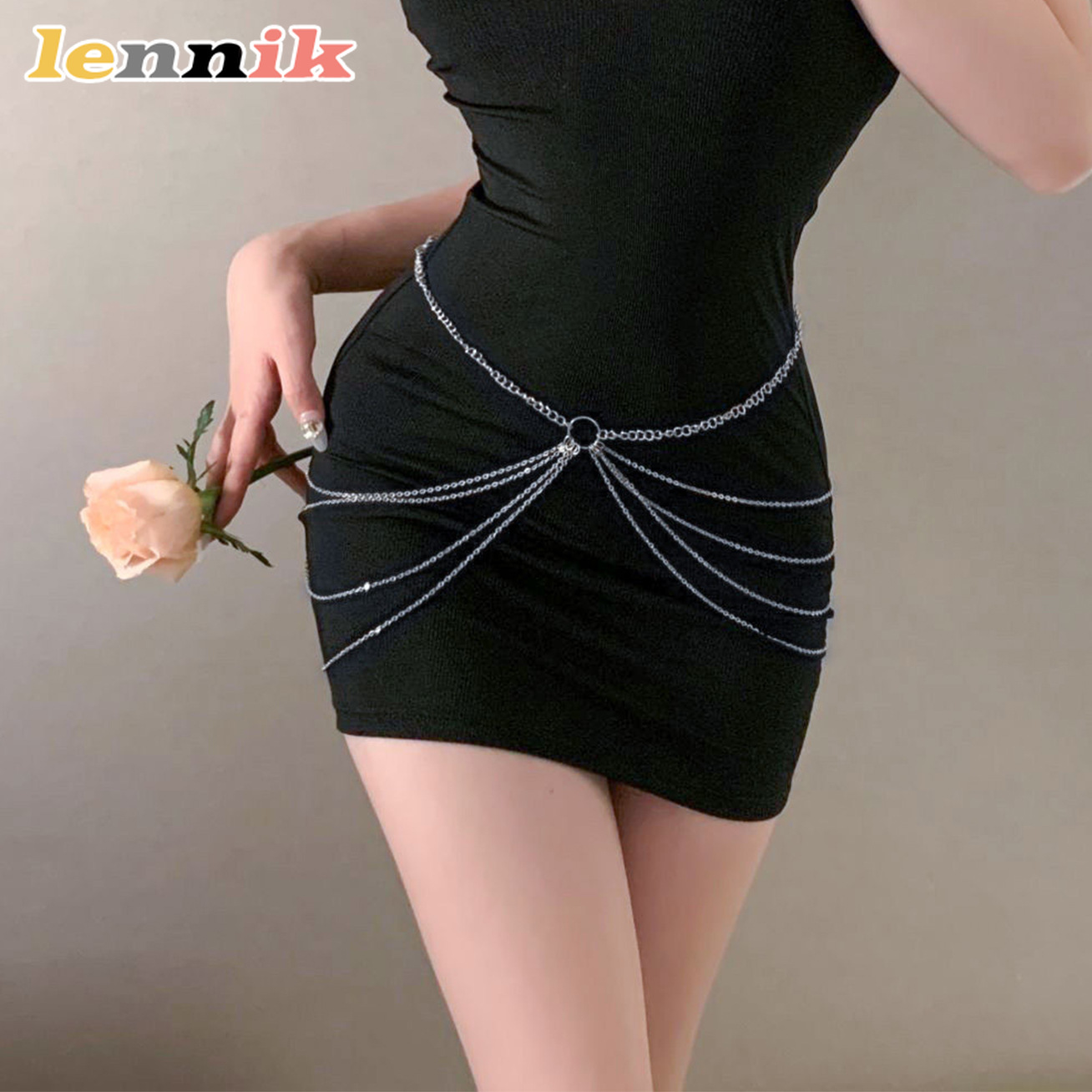 LENNIK Tassel Metal Multi-Laye - Body Jewelry For Sale 评论和价格