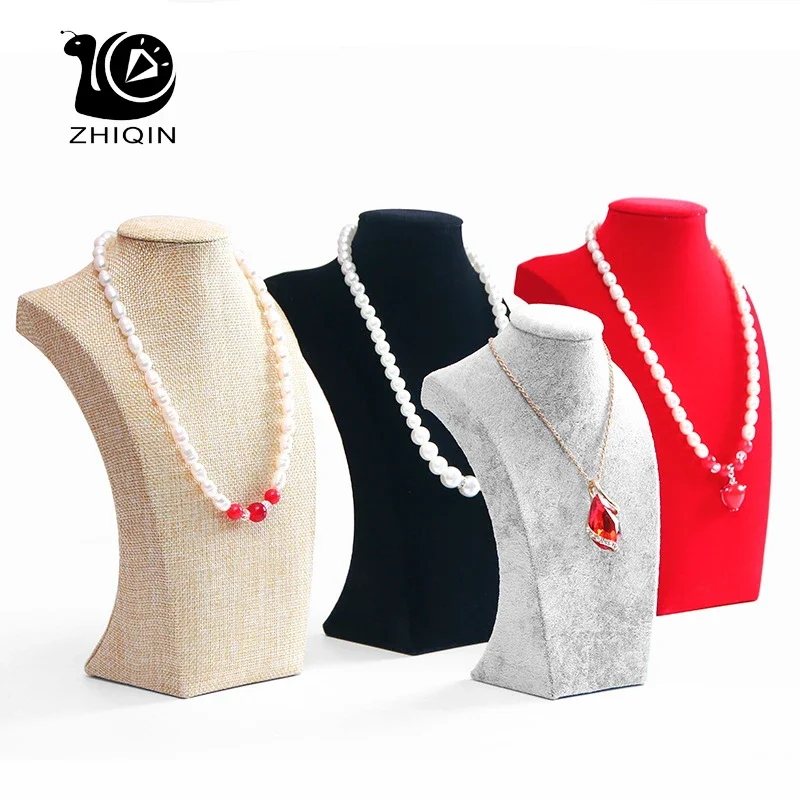 Velvet Portrait Necklace Displ - Body Jewelry Display 评论和价格