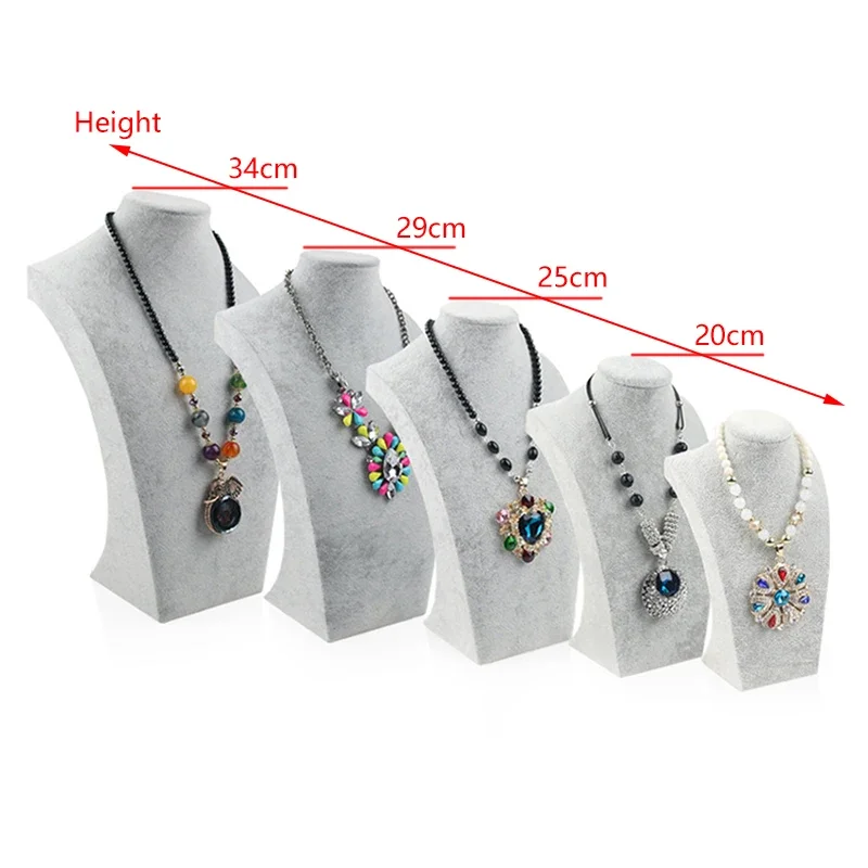 Velvet Portrait Necklace Displ - Body Jewelry Display 评论和价格