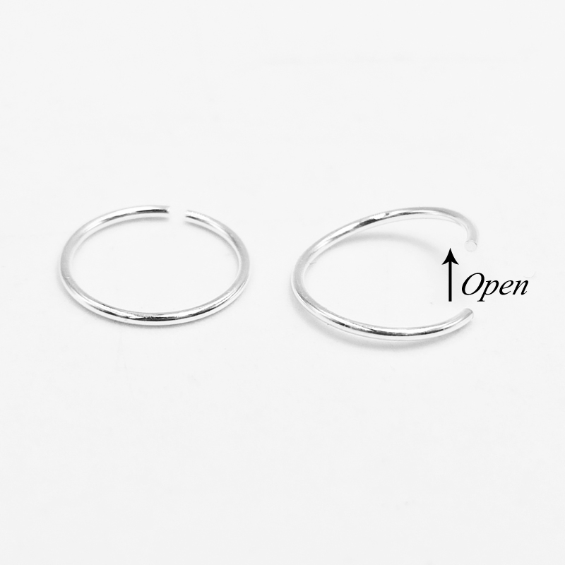 925 sterling silver Nose Ring  - Helix Cartilage Ring 评论和价格