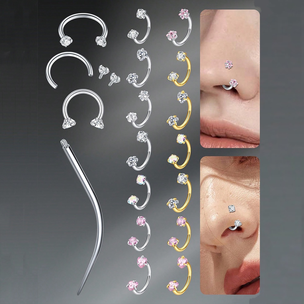 Septum Rings Piercing Stainles - Helix Cartilage Ring 评论和价格