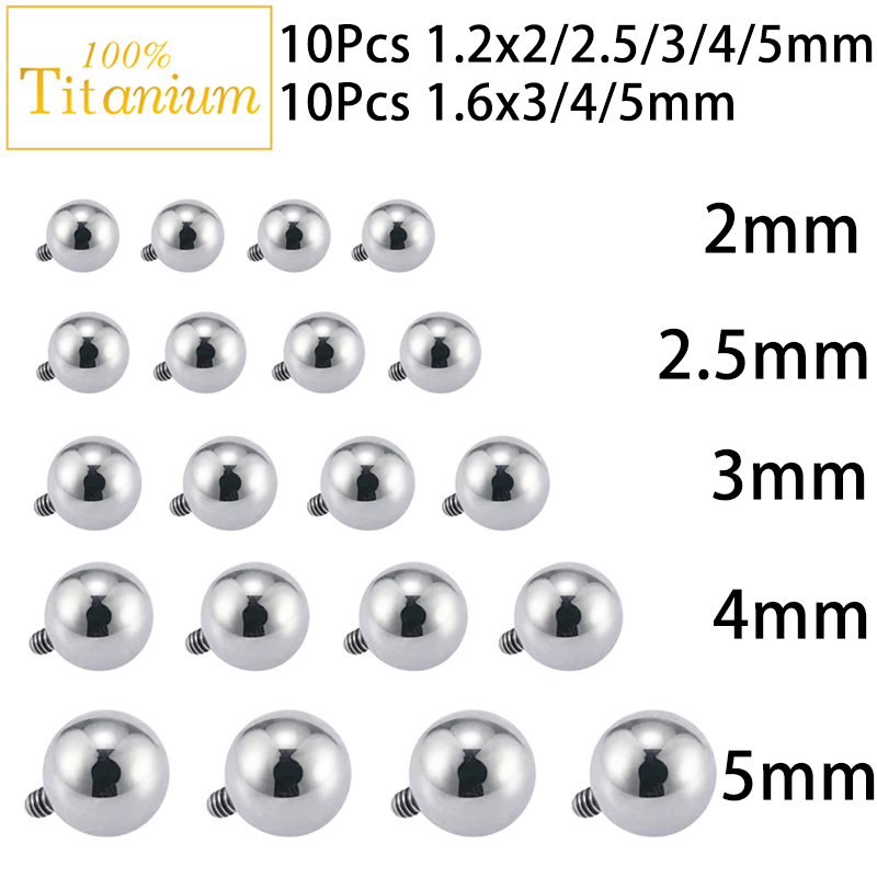 10Pc Implant Grade ASTM G23 Ti - Body Jewelry Implants 评论和价格