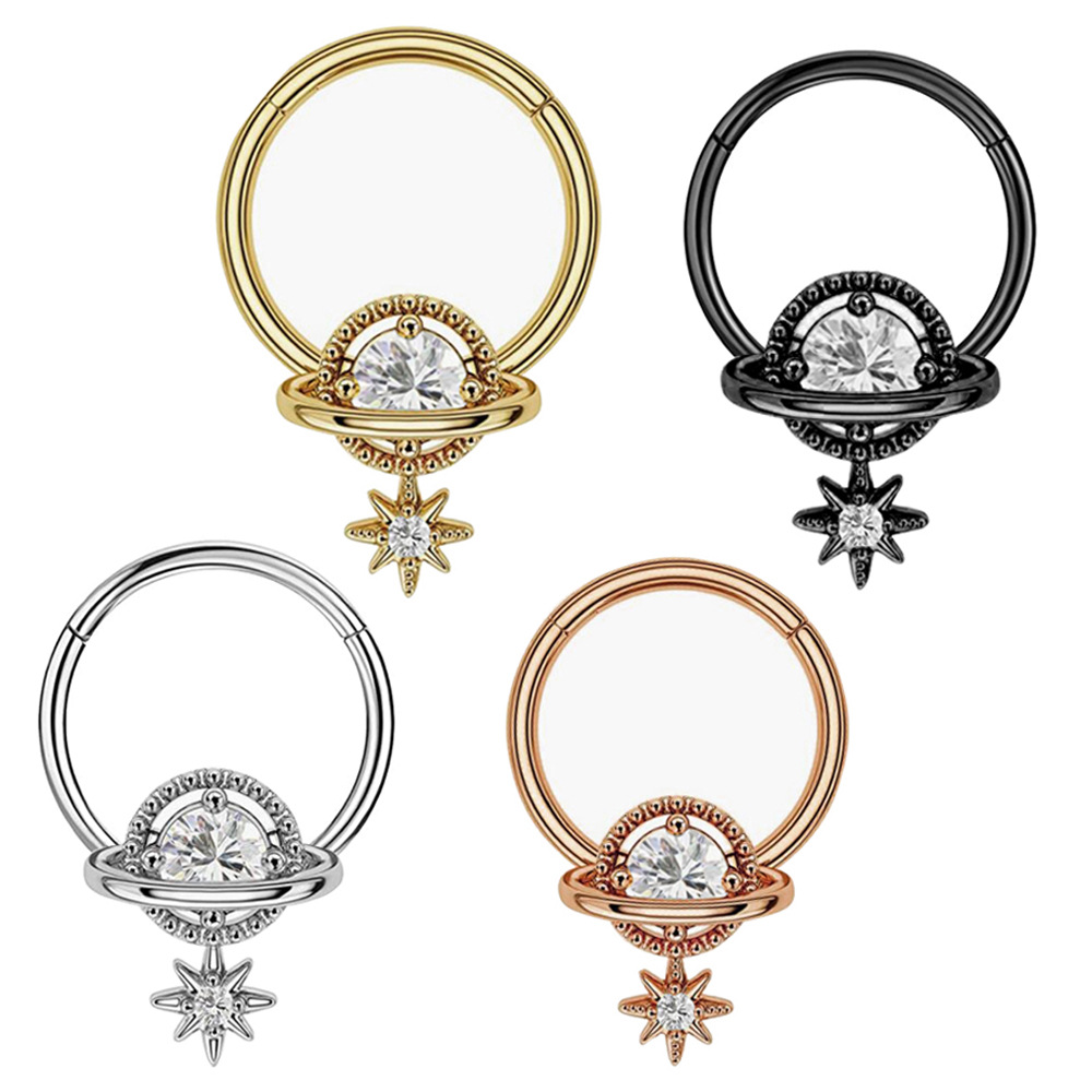 Septum Rings Planet Jewelry Su - Helix Cartilage Ring 评论和价格