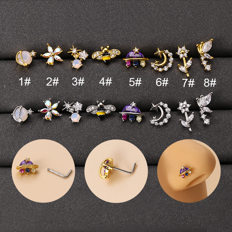 20G Fashion 316L Surgical Stai - Body Jewelry Indian 评论和价格