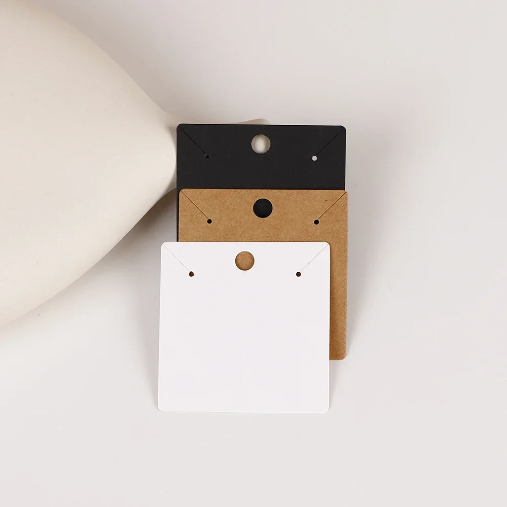 50/100pc 7x7cm Paper Cardboard - Body Jewelry Display 评论和价格
