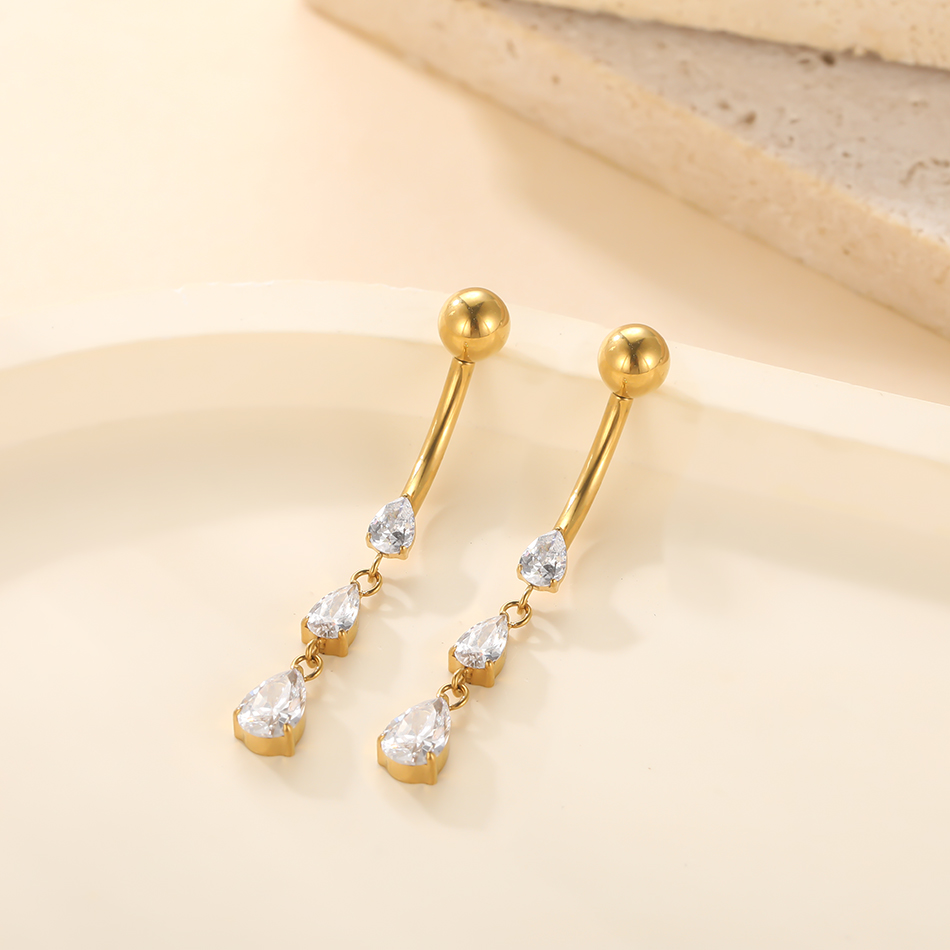 1/5Pcs ASTM F136 Titanium 14G  - Belly Bar Titanium 评论和价格