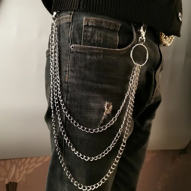 Layer Metal Belt Chain Punk Ho - Body Jewelry Waist Chains 评论和价格