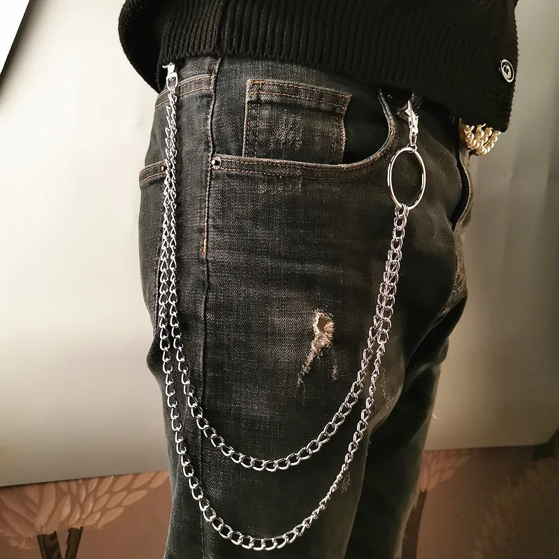 Layer Metal Belt Chain Punk Ho - Body Jewelry Waist Chains 评论和价格
