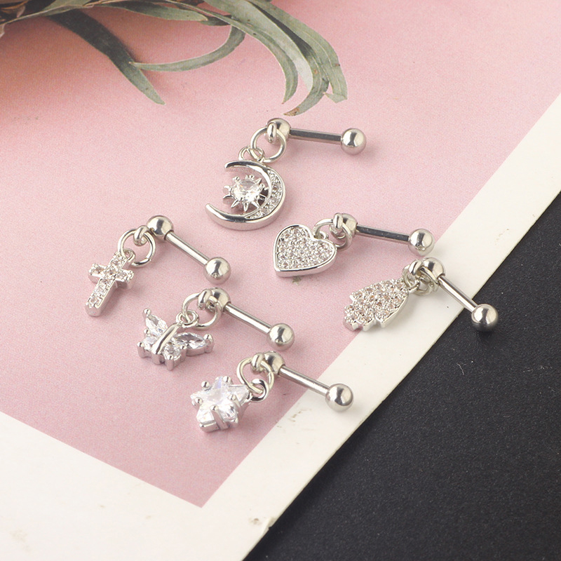 (.) Zircon Earrings Helix Ear  - Helix Cartilage Ring 评论和价格