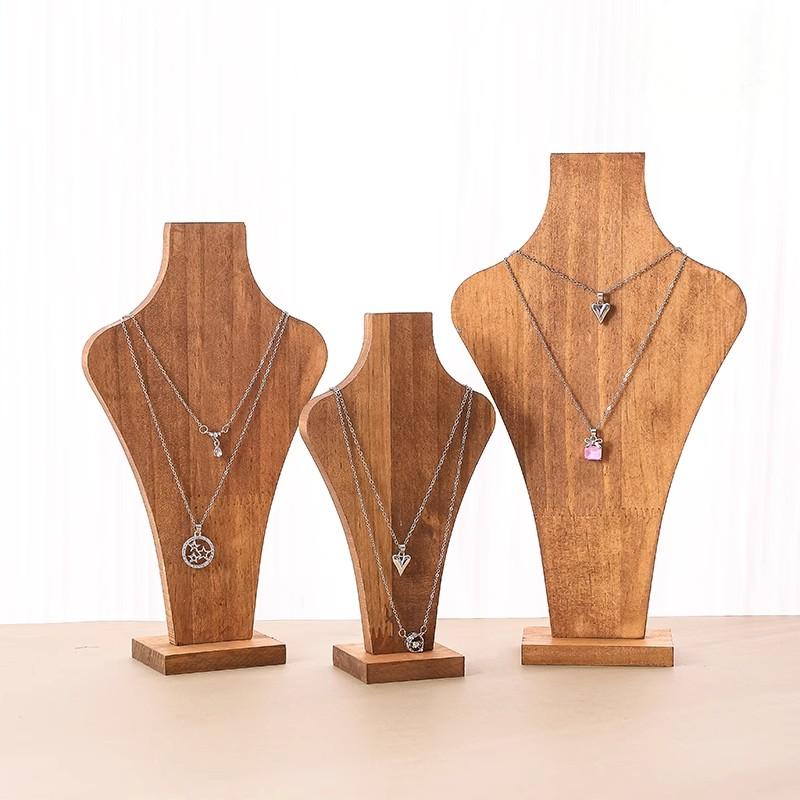 Walnut Wood Detachable Mannequ - Body Jewelry Display 评论和价格