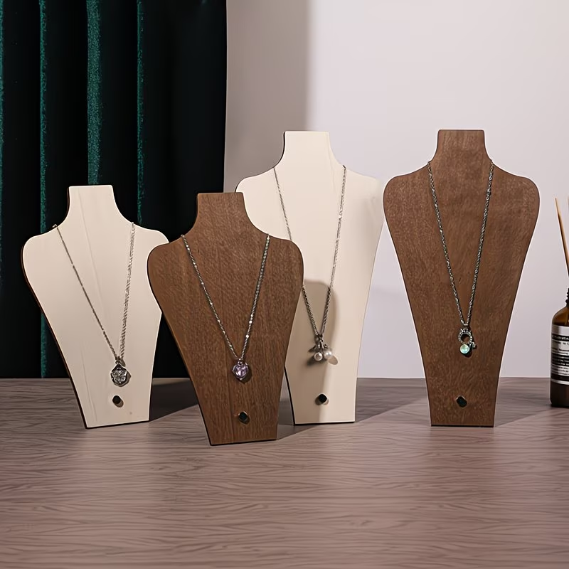 Walnut Wood Detachable Mannequ - Body Jewelry Display 评论和价格