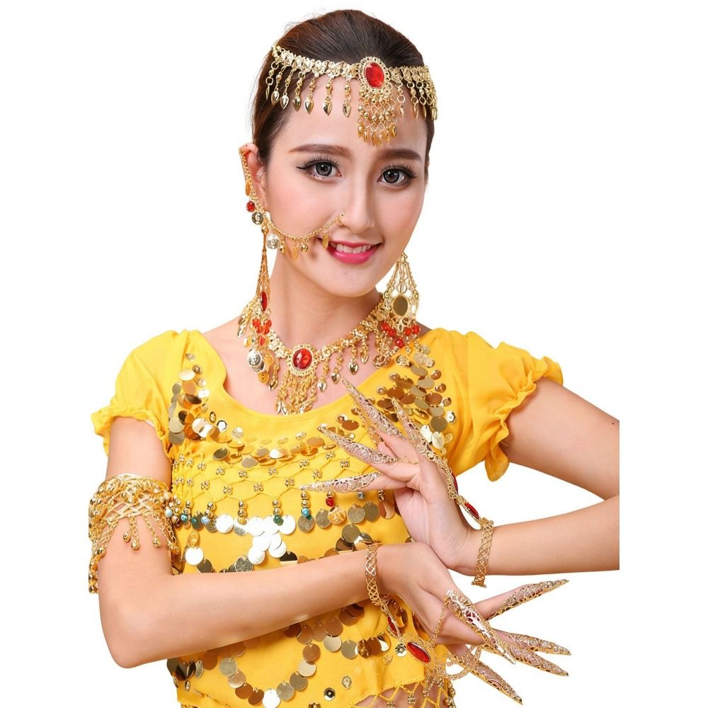 Bohemian Style Sequins Head Ch - Body Jewelry Indian 评论和价格