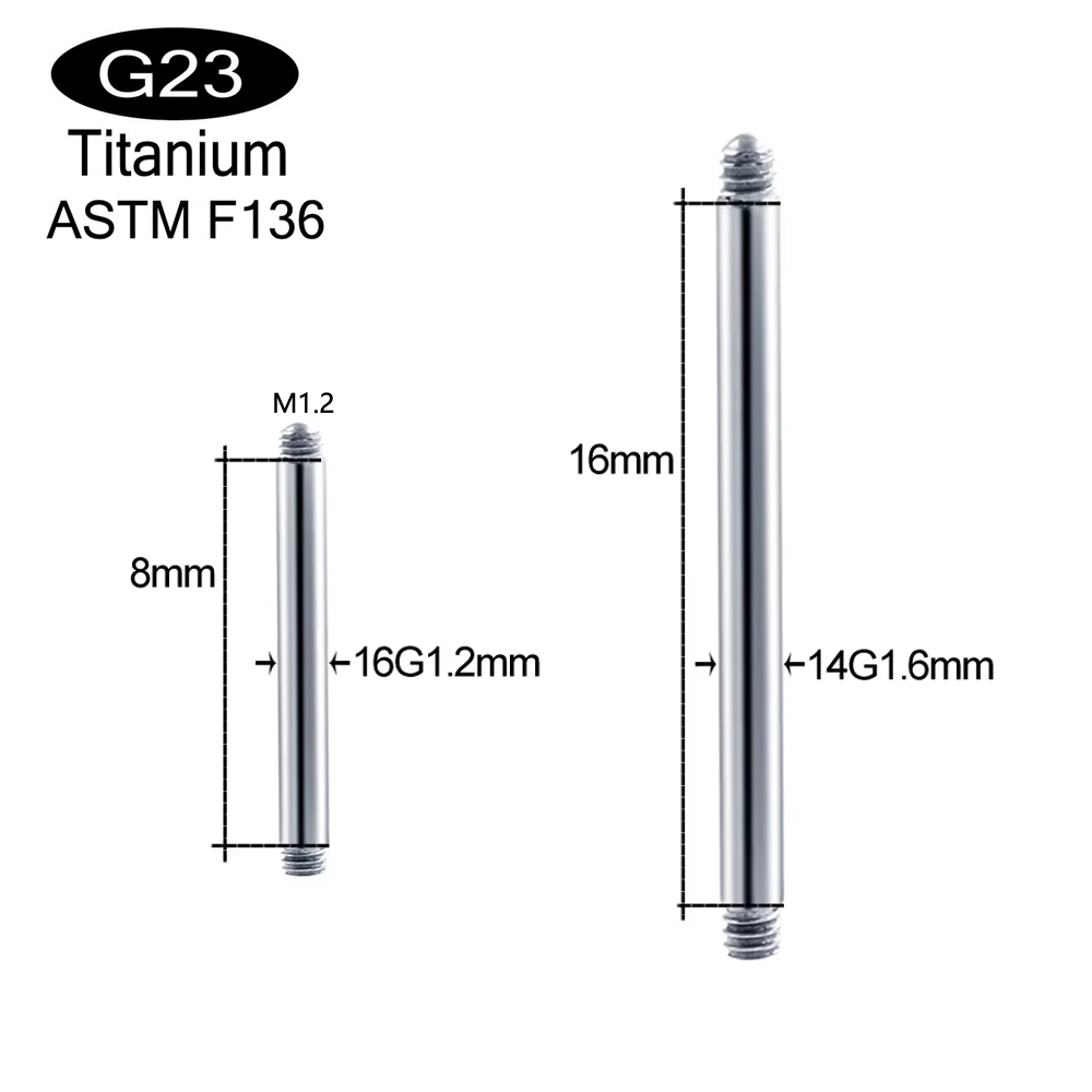 10pcs/lot ASTM F136 Implantabl - Body Jewelry Implants 评论和价格