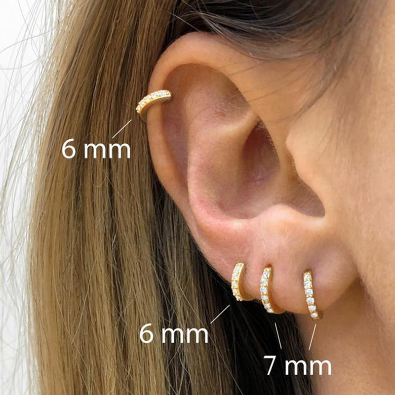 2Pcs Rainbow Little Huggies St - Helix Cartilage Ring 评论和价格