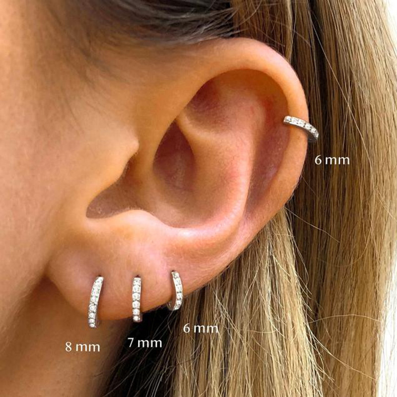 2Pcs Rainbow Little Huggies St - Helix Cartilage Ring 评论和价格