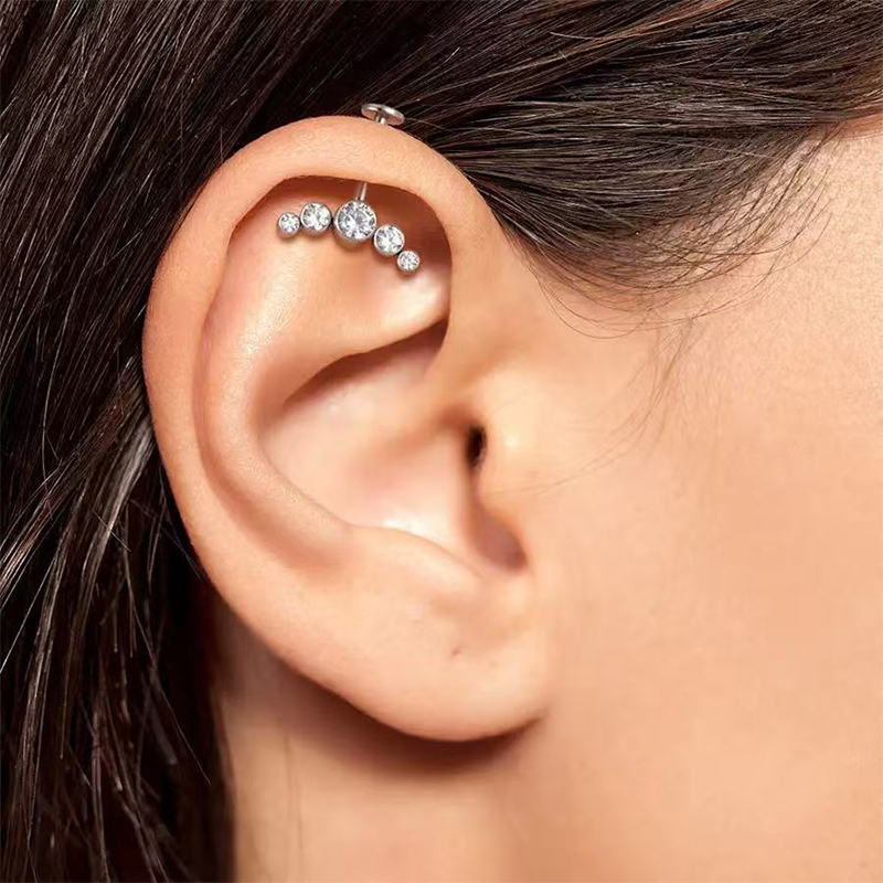G23 Titanium Ear Piercing Inte - Body Jewelry Vertical Labret 评论和价格