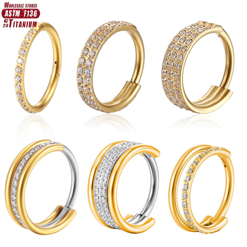 F136 Titanium Nose Ring Implan - Body Jewelry Implants 评论和价格