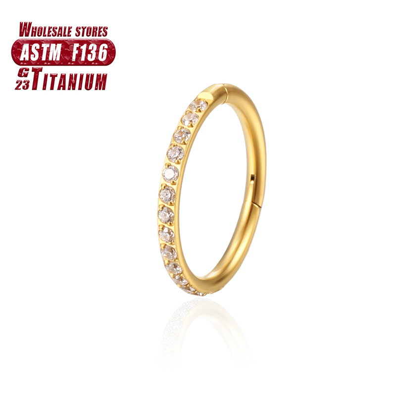 F136 Titanium Nose Ring Implan - Body Jewelry Implants 评论和价格