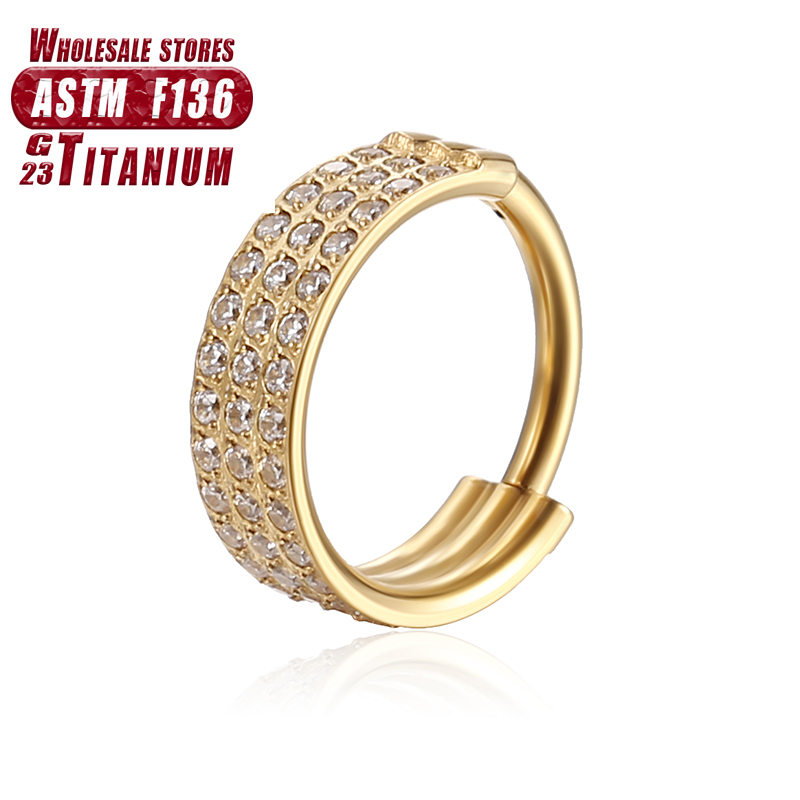 F136 Titanium Nose Ring Implan - Body Jewelry Implants 评论和价格