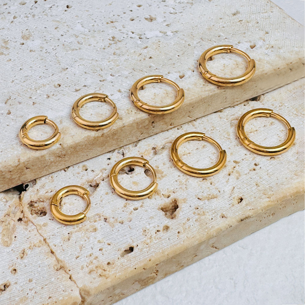 4Pairs/4Pcs Stainless Steel Ci - Helix Cartilage Ring 评论和价格