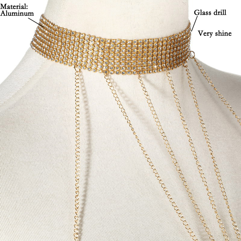 Gold Color Body Chain Women  R - Body Jewelry For Sale 评论和价格