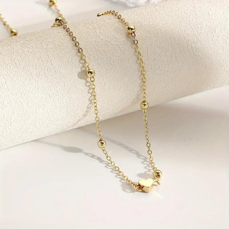 Girls Simple Heart Beaded Bell - Body Jewelry Waist Chains 评论和价格