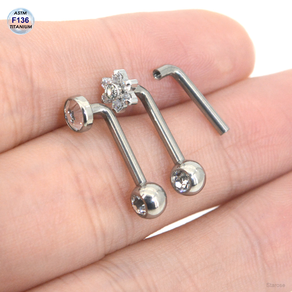 1Pc More Enjoyable Women VCH P - Body Jewelry Vertical Labret 评论和价格