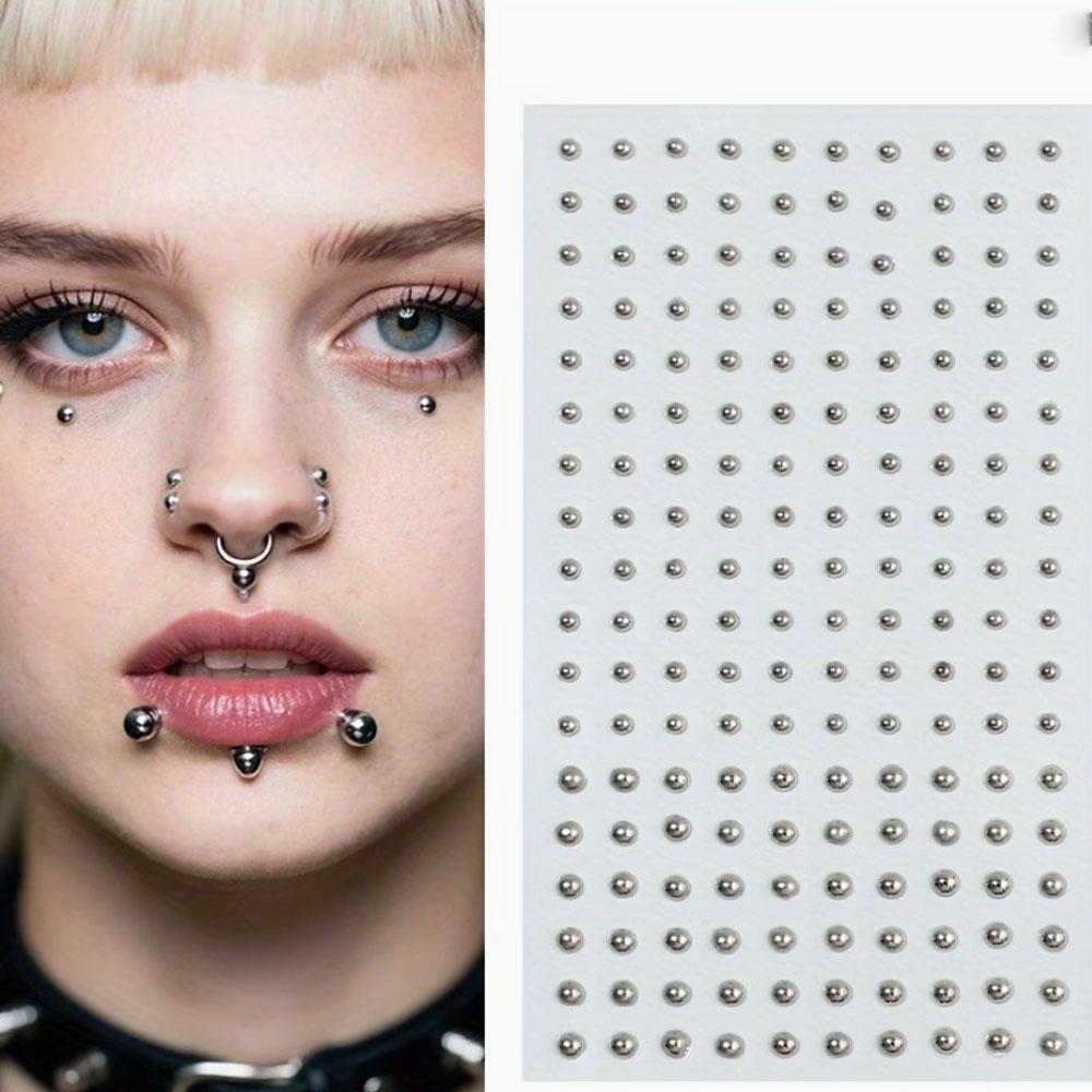 58-180pcs Set Non Piercing Lip - Body Jewelry Belly Button Rings 评论和价格