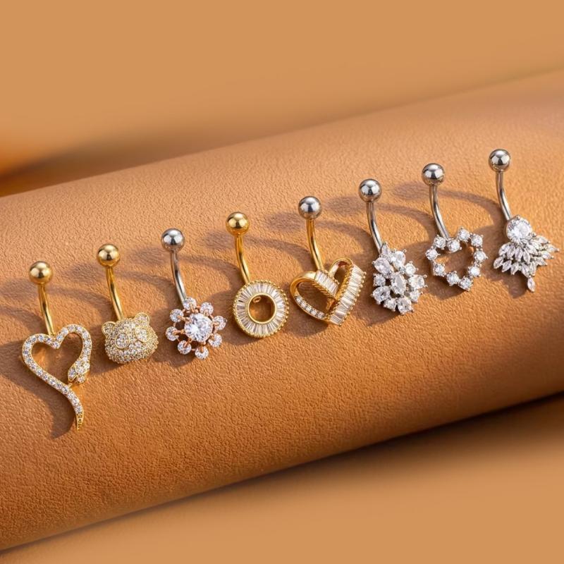 Butterfly Flower Belly Button  - Body Jewelry Belly Button Rings 评论和价格