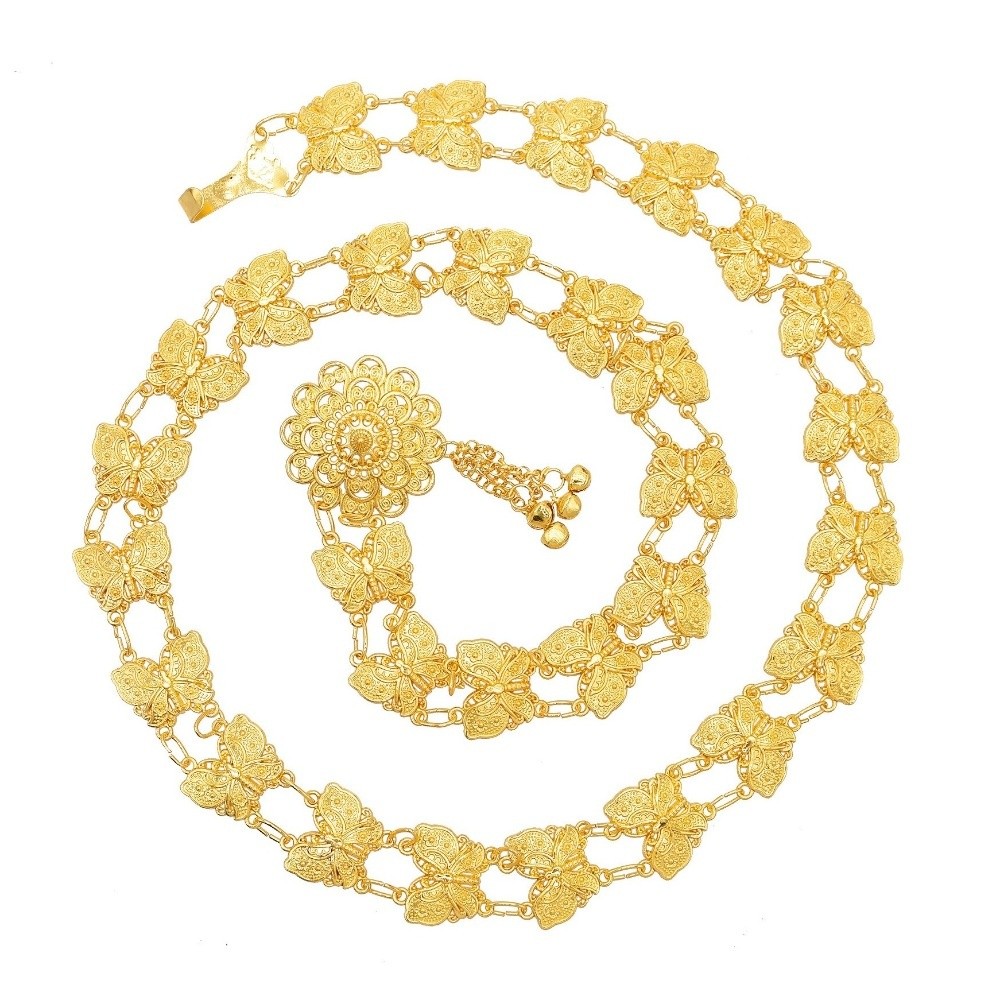 Vintage Ethnic Hollow Waist Ch - Body Jewelry Indian 评论和价格