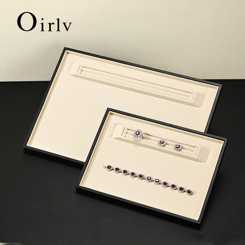Oirlv Leather Jewelry Tray Rin - Body Jewelry Display 评论和价格