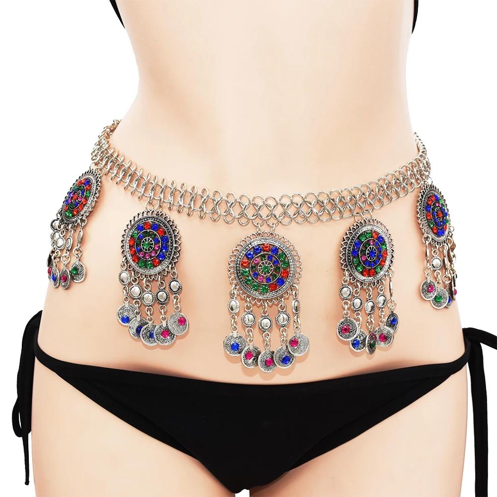 Turkey Sexy Ladies Belly Waist - Body Jewelry Indian 评论和价格