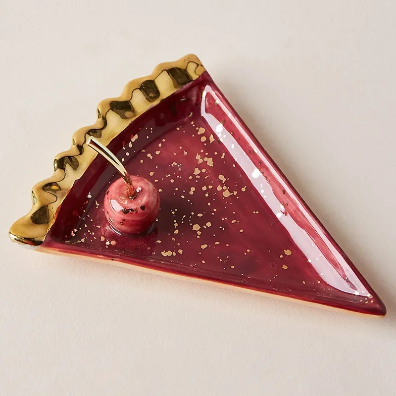 Nordic Ceramic Watermelon Shap - Body Jewelry Display 评论和价格