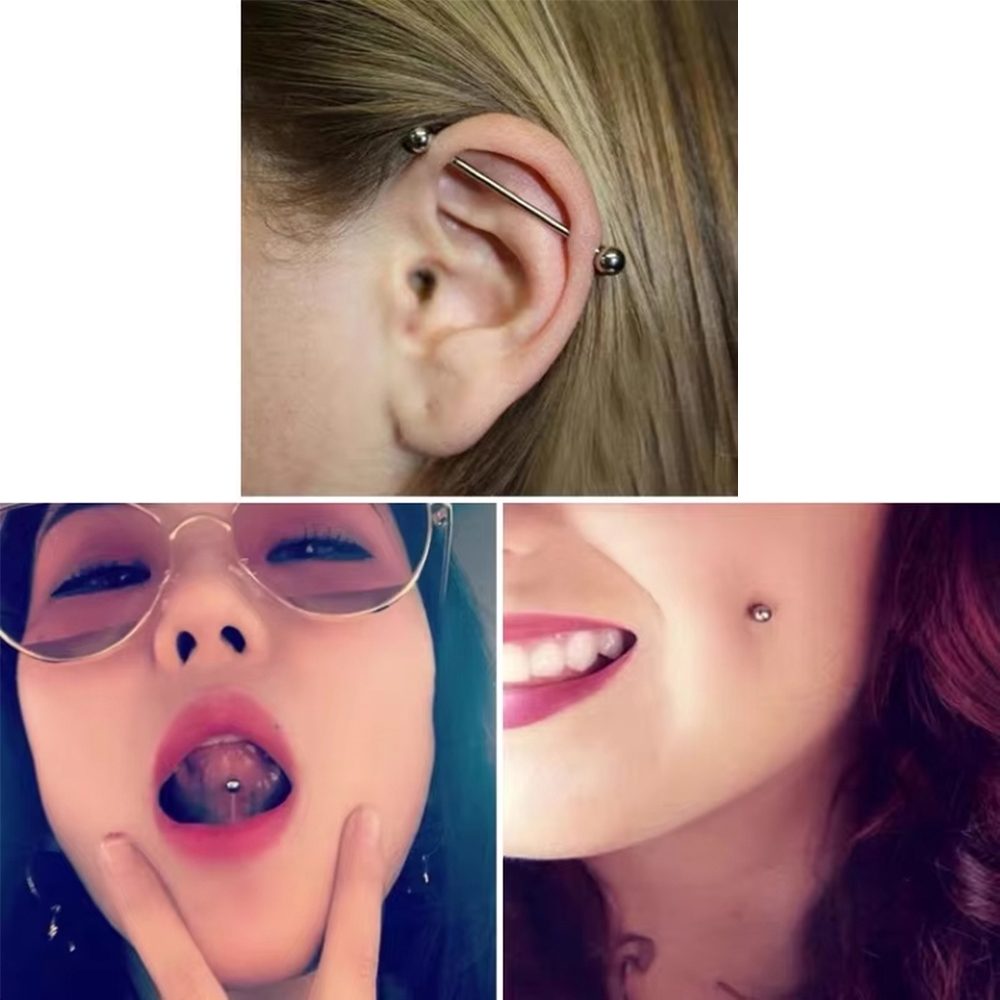2pcs/lot ASTM F136 Titanium Im - Body Jewelry Implants 评论和价格