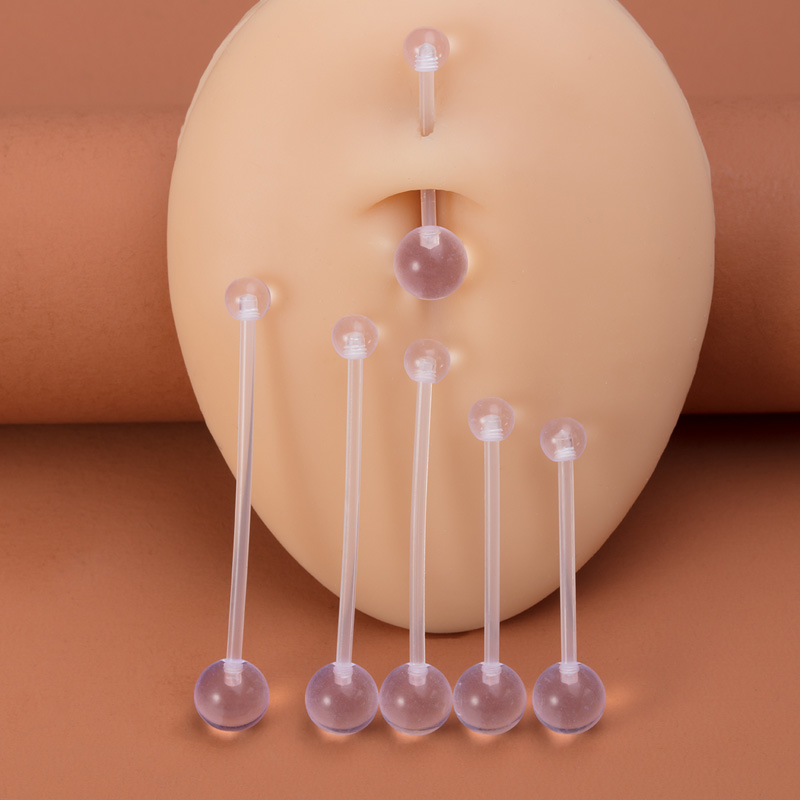 6pcs Flexible Navel Piercing A - Body Jewelry Implants 评论和价格