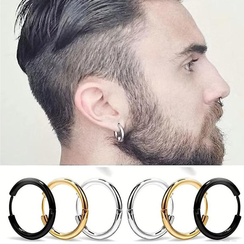 5Pcs Minimalist Unisex Cartila - Helix Cartilage Ring 评论和价格