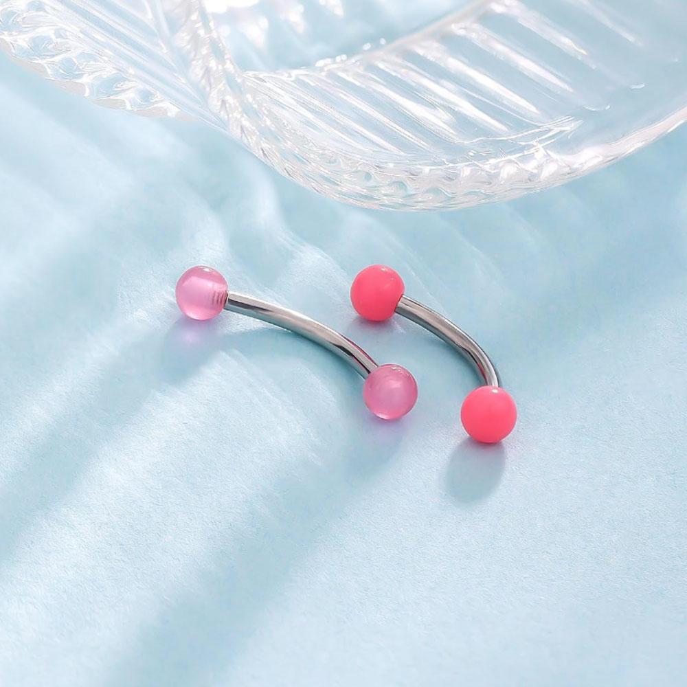 1/18Pcs Set 16G 6/8/10mm Eyebr - Body Jewelry Vertical Labret 评论和价格