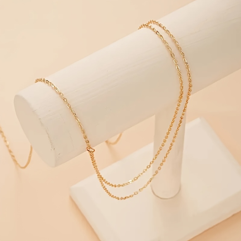 1Double-Layer Gold Metal Waist - Body Jewelry Waist Chains 评论和价格