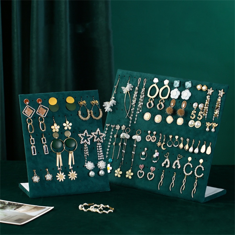 60 Holes Velvet Jewelry Storag - Body Jewelry Display 评论和价格