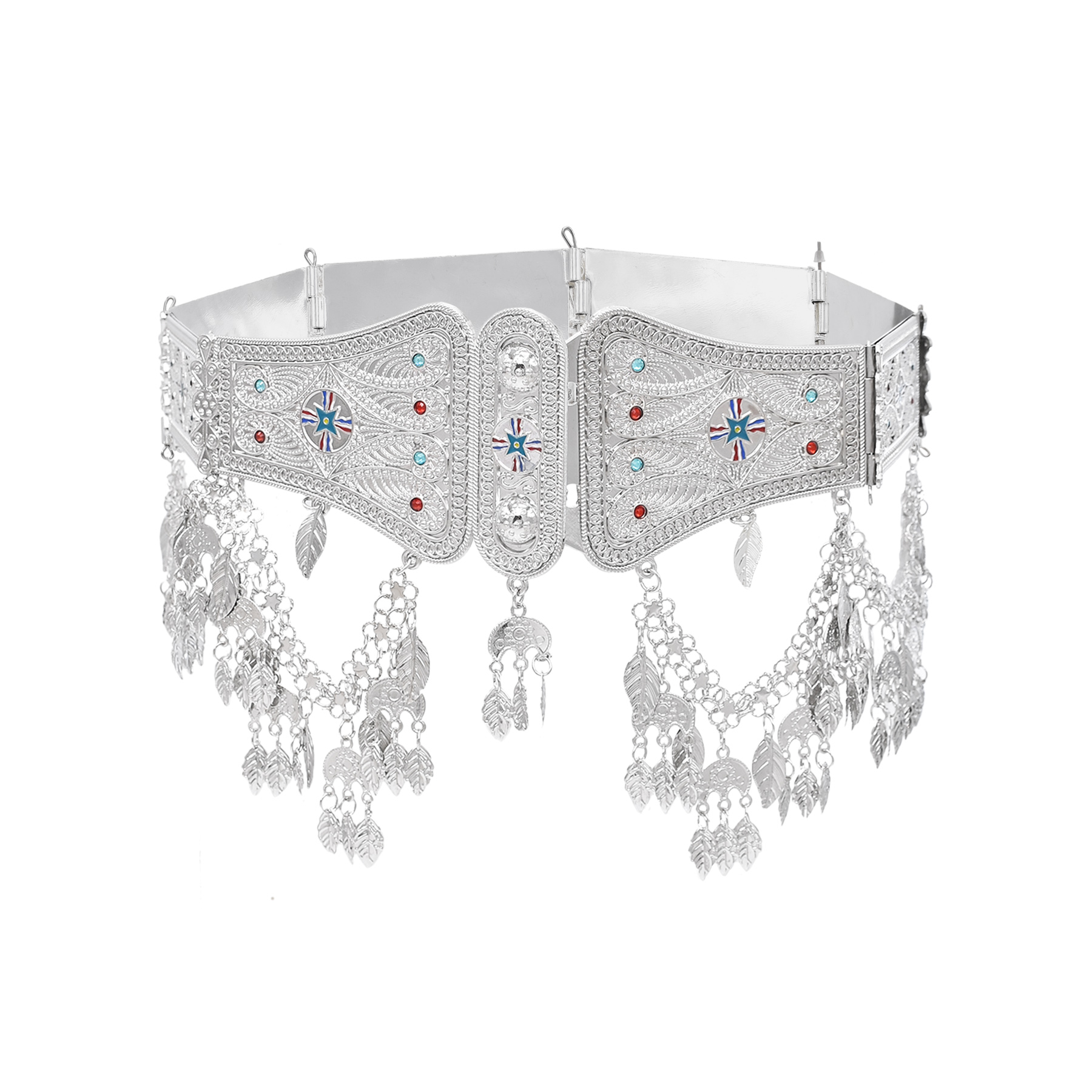 Silver Plated Moroccan Caftan  - Body Jewelry Indian 评论和价格